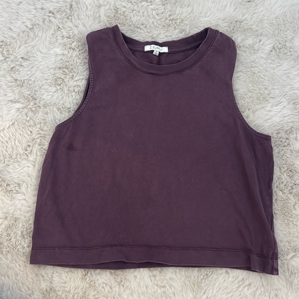 X Supply Maroon Tank